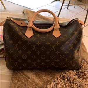 Authentic Brand New LV Speedy 35 Satchel Bag!